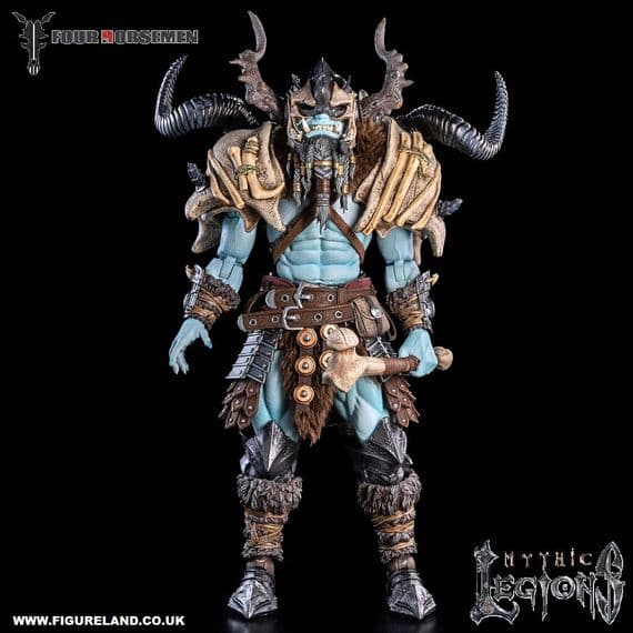 MYTHIC LEGIONS HORROR OF EINSAMALL J'AKULL IRONBONES ACTION FIGURE FROM FOUR HORSEMEN STUDIOS