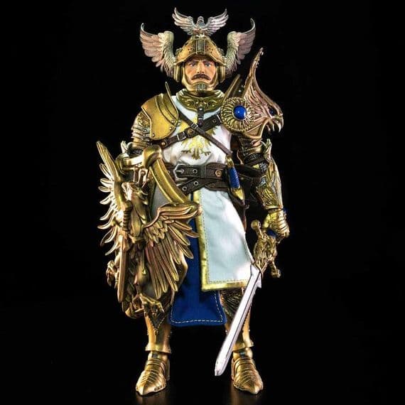 MYTHIC LEGIONS NECRONOMINUS SIR GIDEON HEAVENSBRAND 2 ACTION FIGURE FROM FOUR HORSEMEN STUDIOS