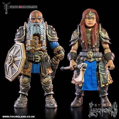 MYTHIC LEGIONS RISING SONS EXILES FROM UNDER THE MOUNTAIN ACTION FIGURES FROM FOUR HORSEMEN STUDIOS