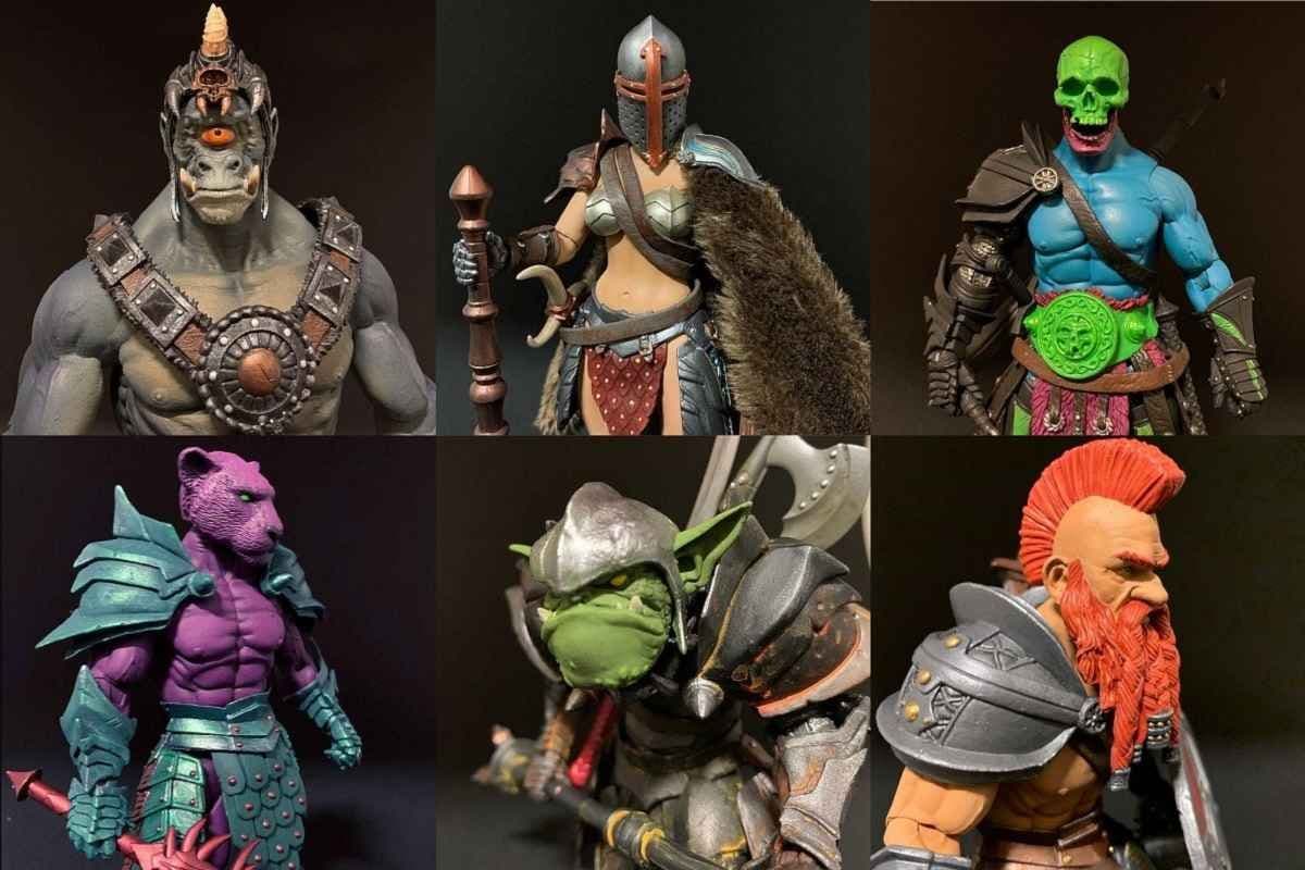 MYTHIC LEGIONS WASTELAND ACTION FIGURE ASSORTMENT FROM FOUR