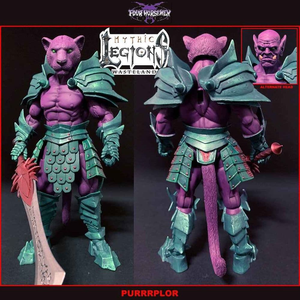 MYTHIC LEGIONS WASTELAND PURRRPLOR ACTION FIGURE FROM FOUR 