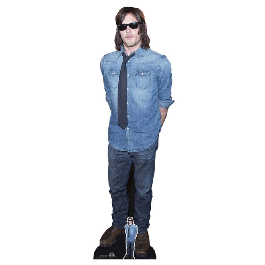 NORMAN REEDUS LIFE SIZE CARDBOARD CUT OUT