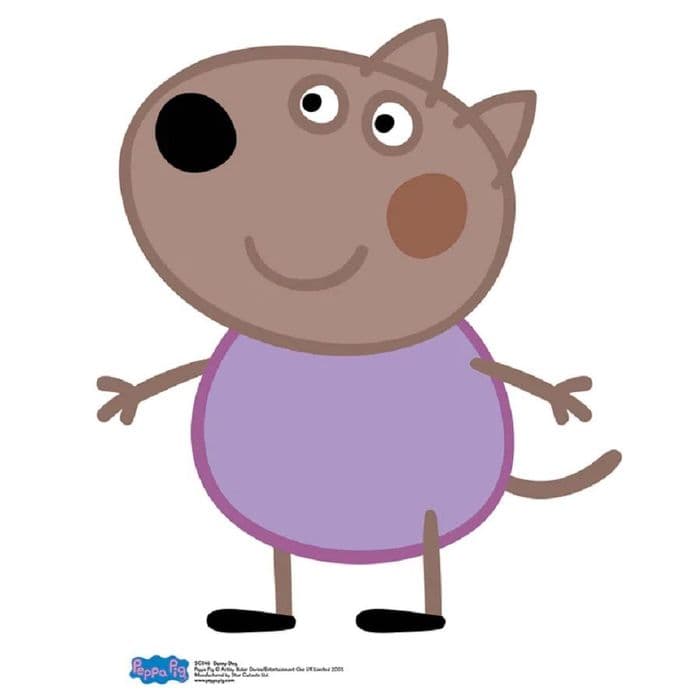PEPPA PIG DANNY DOG CARDBOARD CUT OUT PEPPA PIG DANNY DOG CARDBOARD CUT OUT