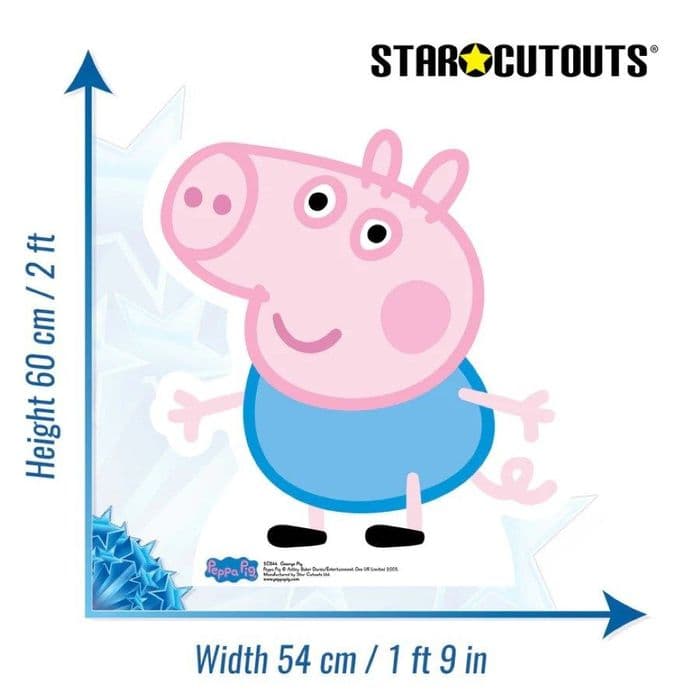 PEPPA PIG GEORGE PIG CARDBOARD CUT OUT