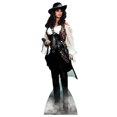 PIRATES OF THE CARIBBEAN ANGELICA PENELOPE CRUZ DISNEY LIFE SIZE CARDBOARD CUT OUT