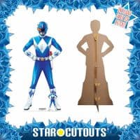 POWER RANGERS BLUE POWER RANGER LIFE SIZE CARDBOARD CUT OUT