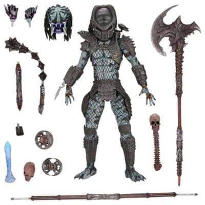 PREDATOR 2 ULTIMATE WARRIOR PREDATOR 30TH ANNIVERSARY 7" SCALE ACTION FIGURE FROM NECA