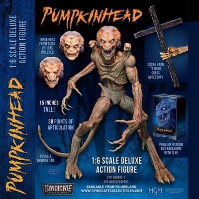 PUMPKINHEAD 1:6 SCALE LIMITED EDITION DELUXE ACTION FIGURE FROM SYDICATE COLLECTIBLES