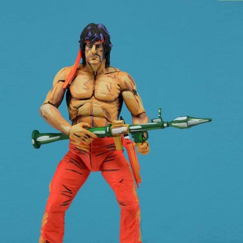 Neca Rambo First Blood Part Ii 7 Inch Video Game Figure