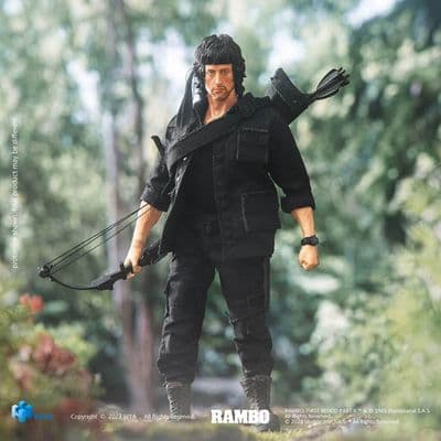 RAMBO FIRST BLOOD PART II JOHN RAMBO 1:12 SCALE EXQUISITE SUPER SERIES ACTION FIGURE FROM HIYA TOYS