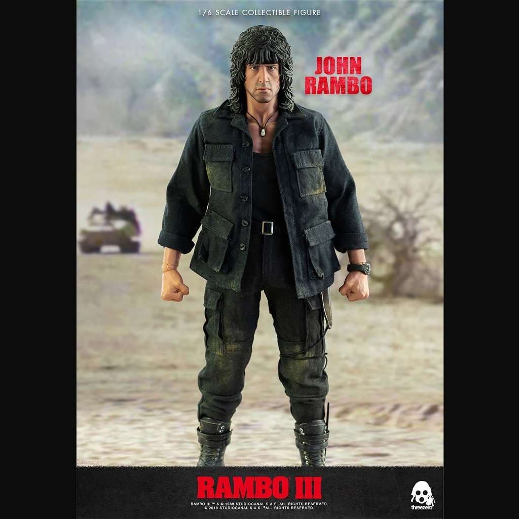 RAMBO III JOHN RAMBO 1 6 SCALE ACTION FIGURE FROM THREEZERO