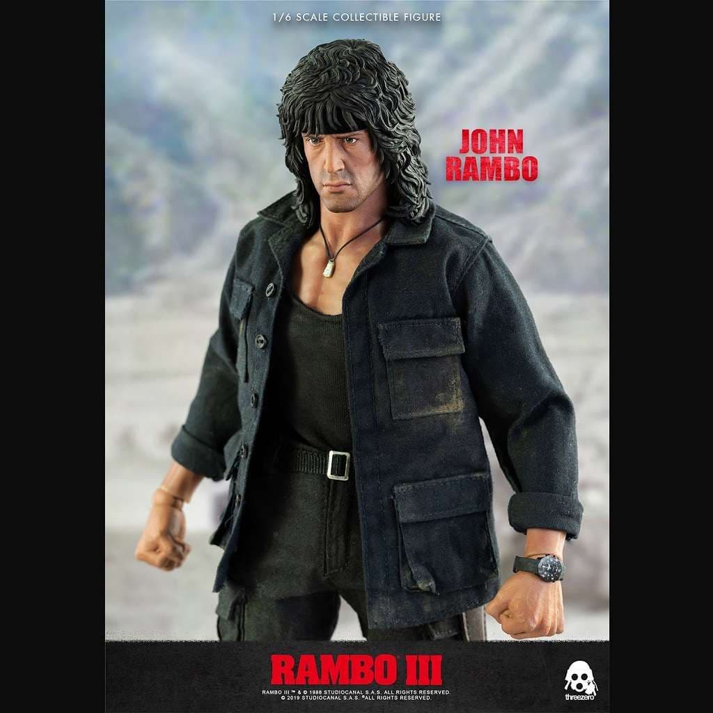 RAMBO III JOHN RAMBO 1 6 SCALE ACTION FIGURE FROM THREEZERO