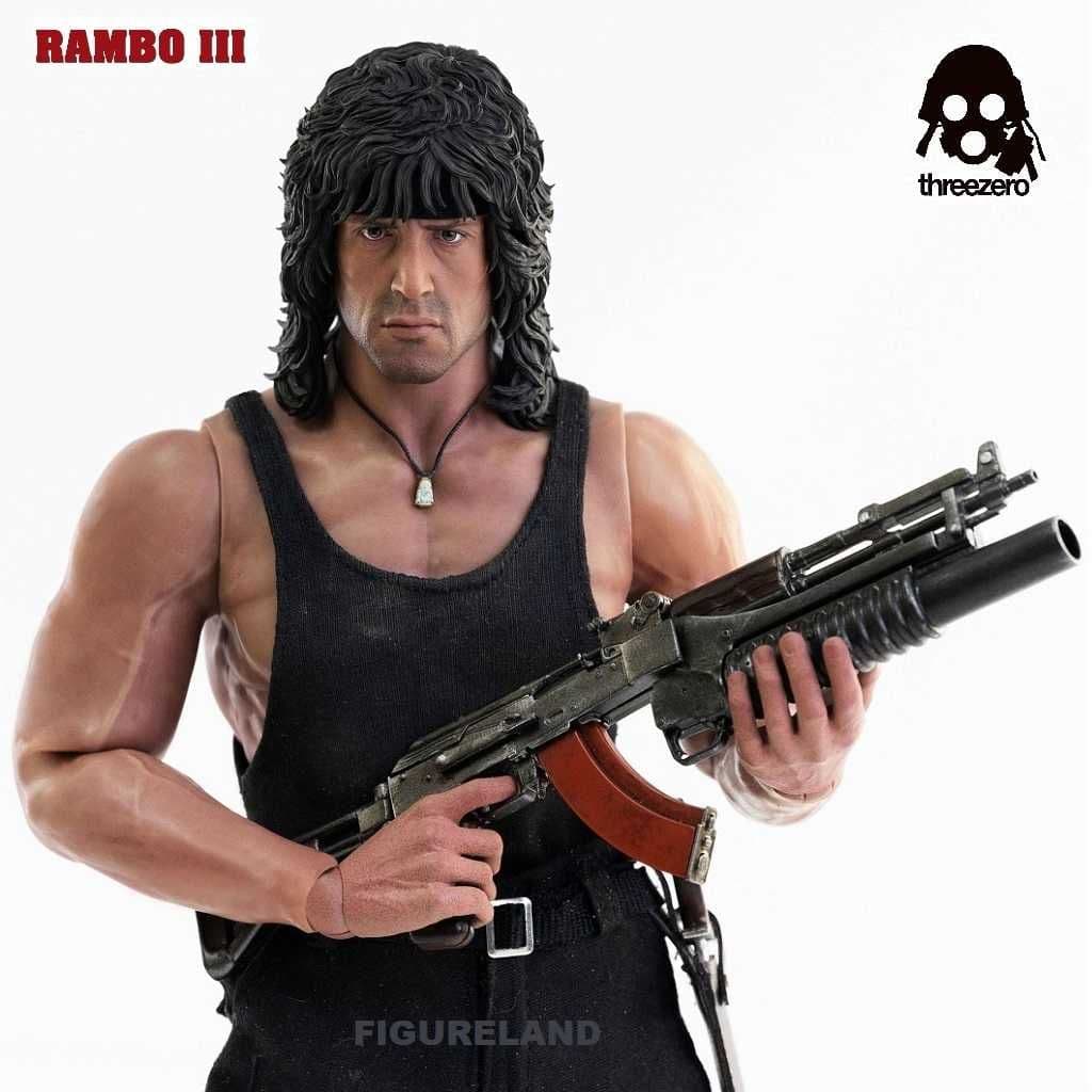 RAMBO III JOHN RAMBO 1 6 SCALE ACTION FIGURE FROM THREEZERO
