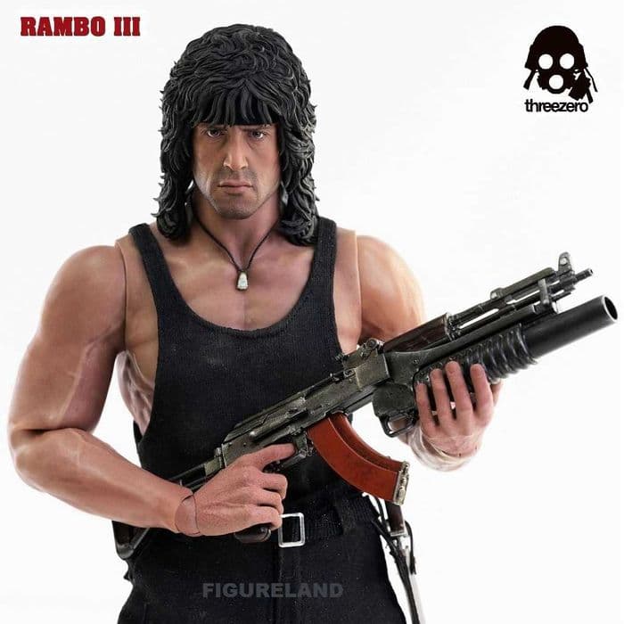 RAMBO III JOHN RAMBO 1 6 SCALE ACTION FIGURE FROM THREEZERO