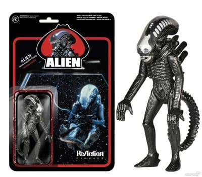REACTION: ALIEN METALLIC ALIEN ACTION FIGURE FROM FUNKO