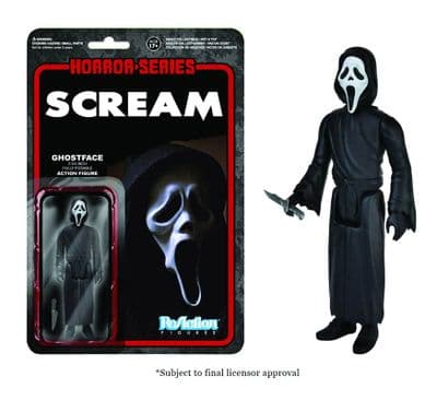 REACTION: HORROR SERIES SCREAM GHOSTFACE ACTION FIGURE BY FUNKO