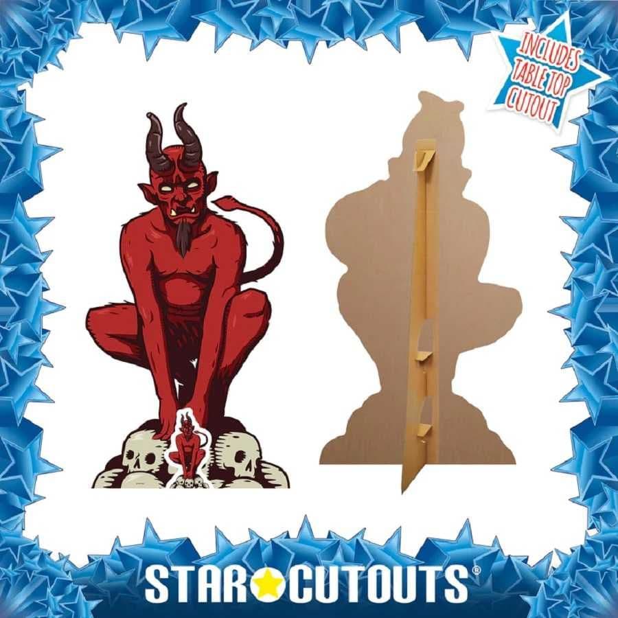 RED DEVIL LIFE SIZE CARDBOARD CUT OUT