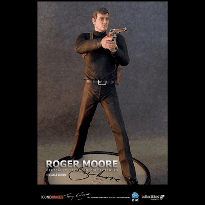 ROGER MOORE 1:4 SCALE LIMITED EDITION STATUE FROM SILVER FOX COLLECTIBLES
