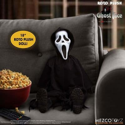 SCREAM GHOSTFACE 18 INCH MDS ROTO PLUSH DOLL FROM MEZCO TOYZ