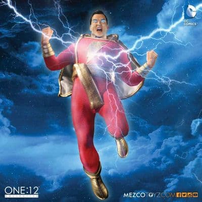 SHAZAM ONE:12 COLLECTIVE DELUXE ACTION FIGURE FROM MEZCO TOYZ