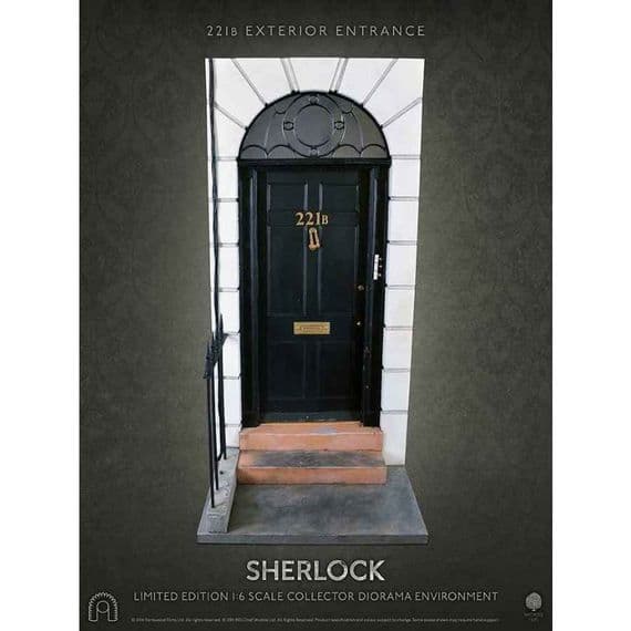 SHERLOCK 221B FRONT ENTRANCE DIORAMA ENVIRONMENT FROM BIG CHIEF STUDIOS
