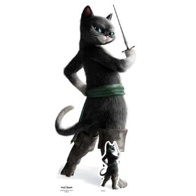 SHREK KITTY SOFT PAWS CARDBOARD CUT OUT