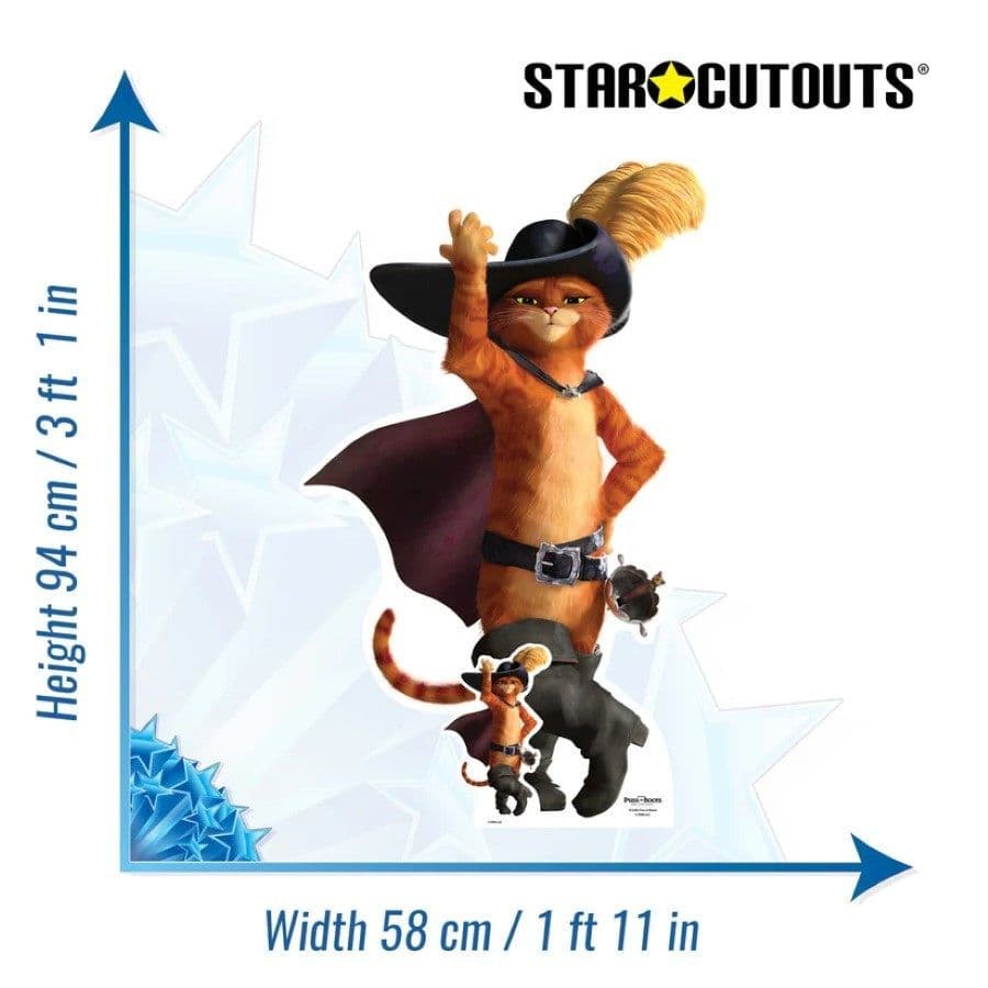 SHREK PUSS IN BOOTS OLE SHREK CARDBOARD CUT OUT