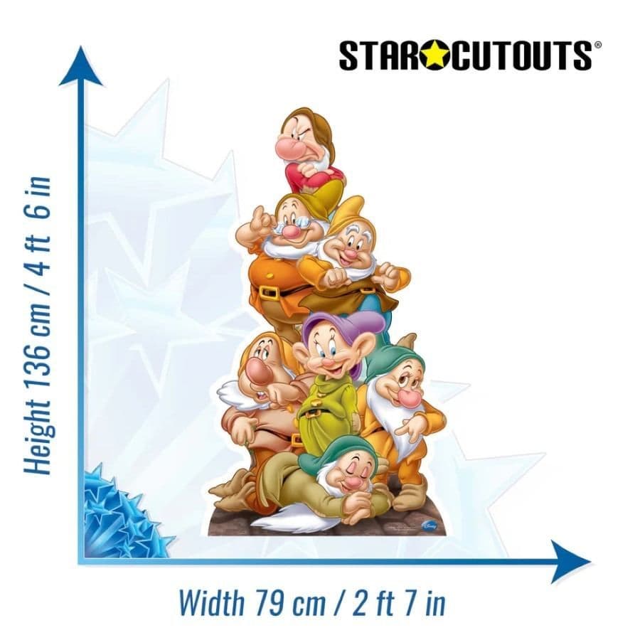 SNOW WHITE AND THE SEVEN DWARFS CARDBOARD CUT OUT