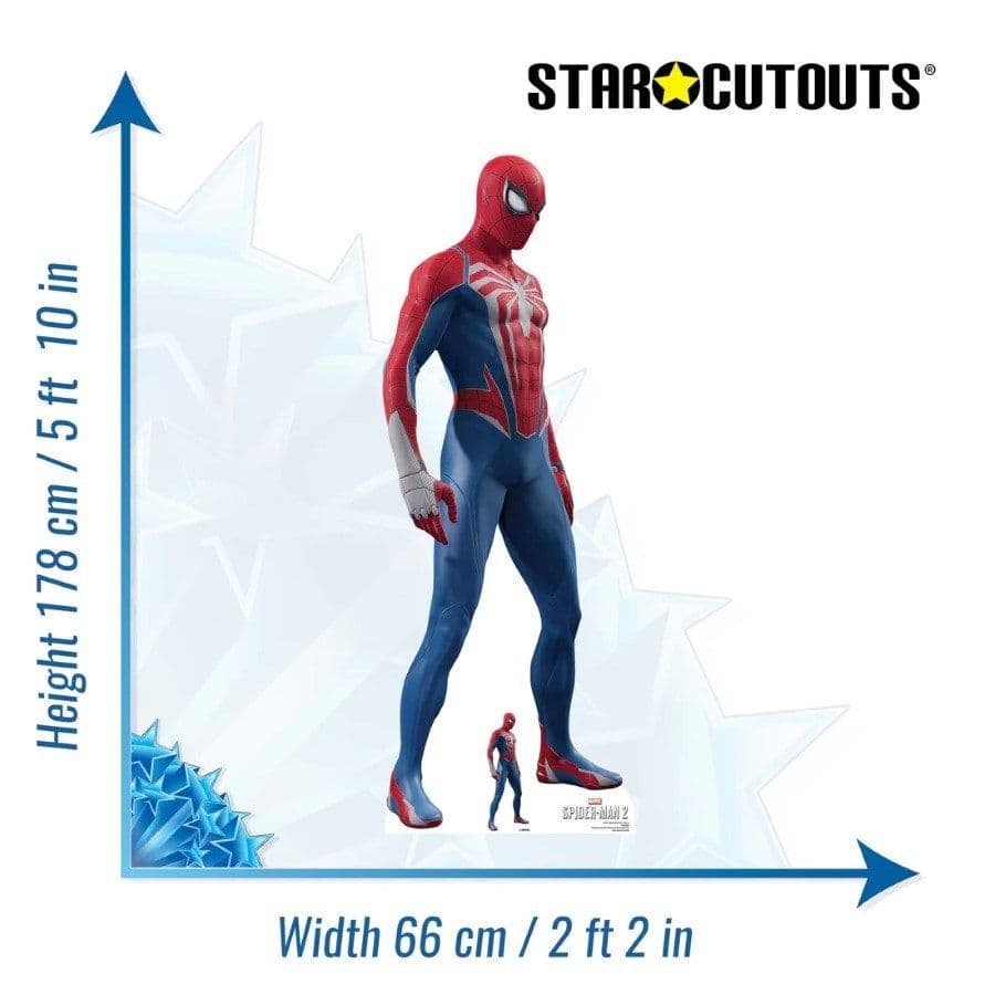 SPIDERMAN GAME PETER PARKER LIFE SIZE CARDBOARD CUT OUT