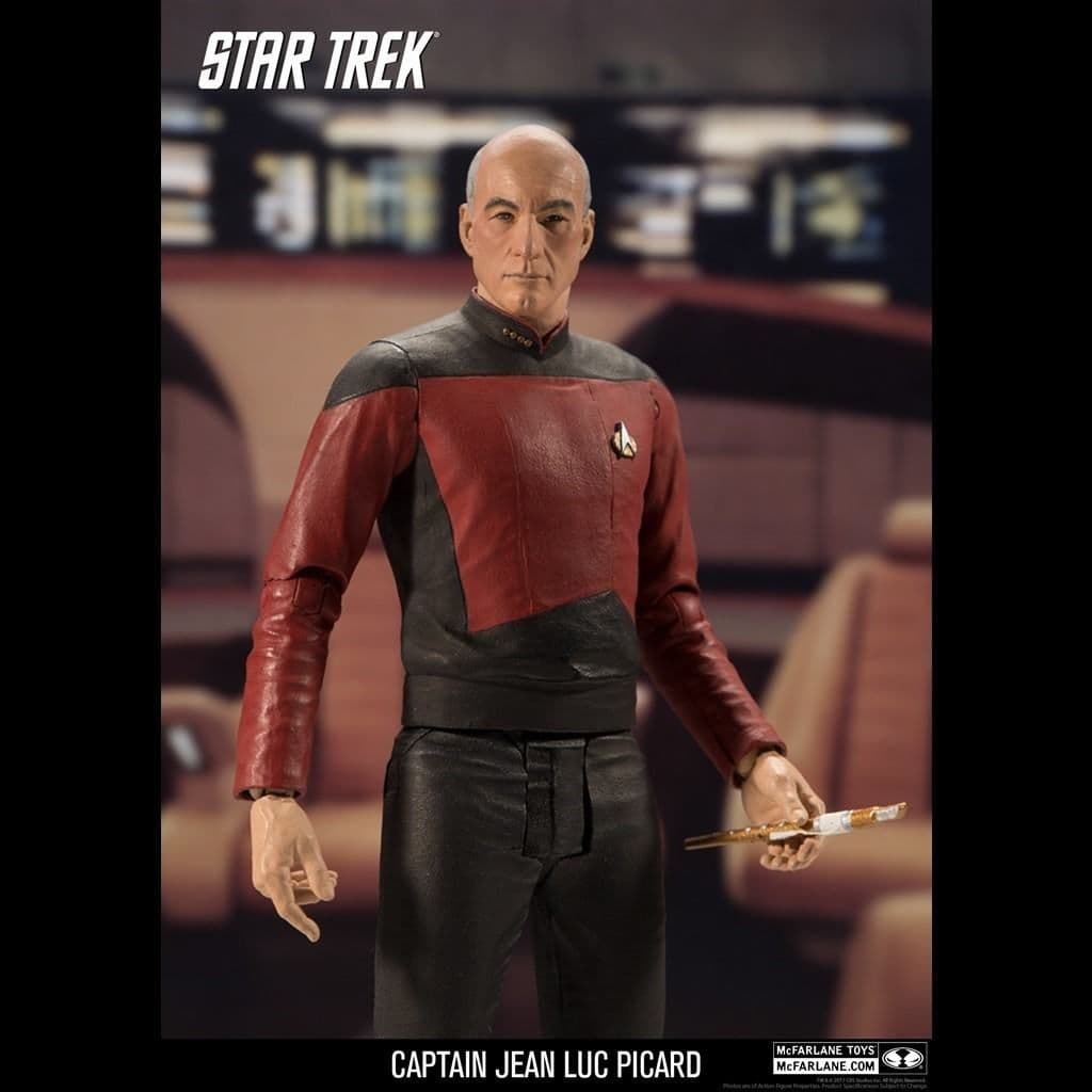 STAR TREK CAPTAIN JEAN-LUC PICARD ACTION FIGURE FROM MCFARLANE TOYS