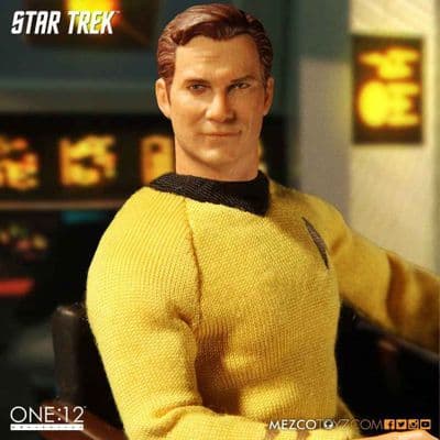 STAR TREK KIRK ONE:12 COLLECTIVE ACTION FIGURE FROM MEZCO TOYZ
