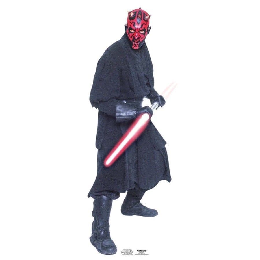 STAR WARS DARTH MAUL LIFE SIZE CARDBOARD CUT OUT
