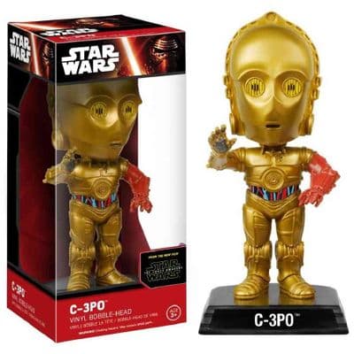 STAR WARS EPISODE VII THE FORCE AWAKENS C-3PO WACKY WOBBLER FROM FUNKO