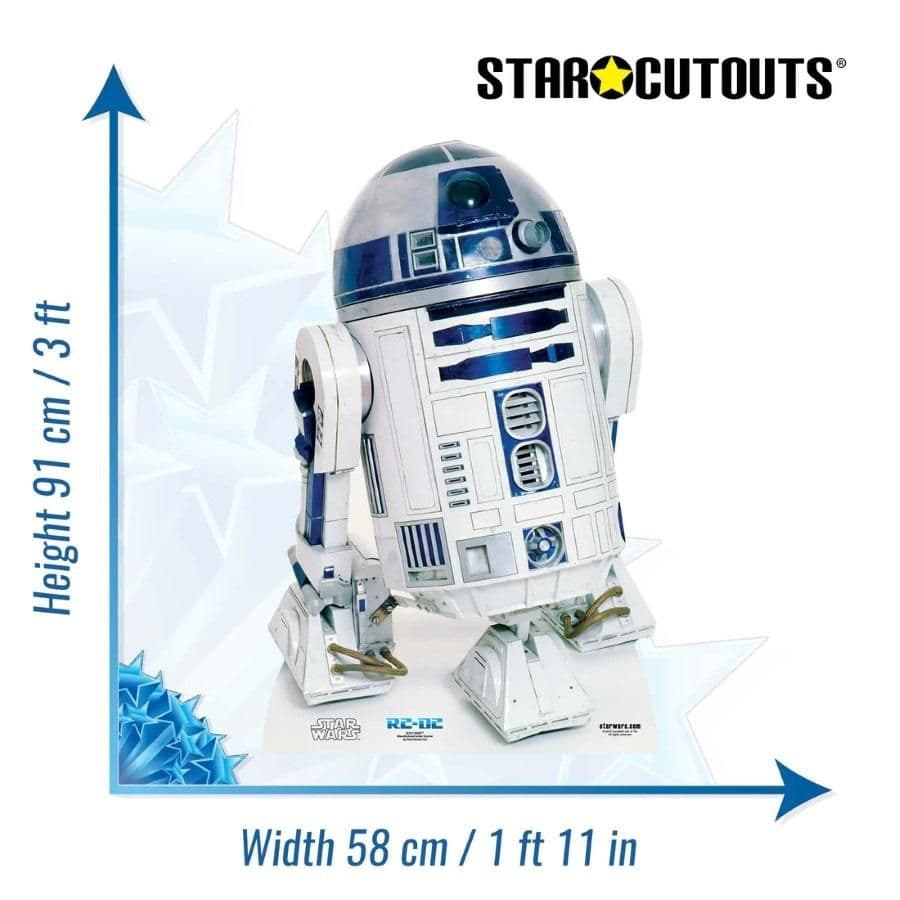 STAR WARS R2-D2 CARDBOARD CUT OUT