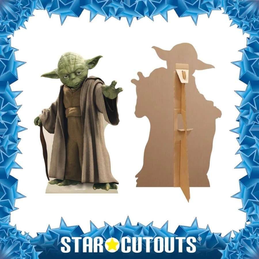 STAR WARS YODA LIFE SIZE CARDBOARD CUT OUT