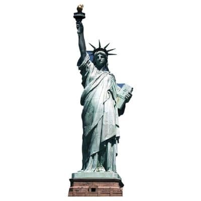 STATUE OF LIBERTY LANDMARK CARDBOARD CUT OUT