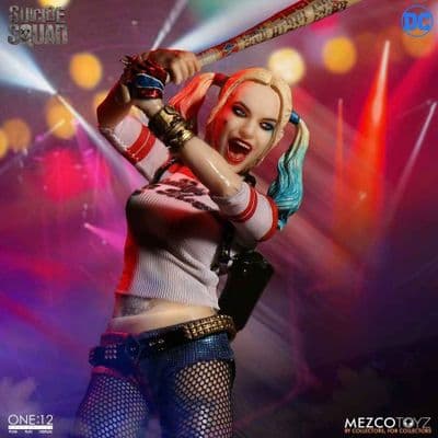 SUICIDE SQUAD HARLEY QUINN ONE:12 COLLECTIVE ACTION FIGURE FROM MEZCO TOYZ