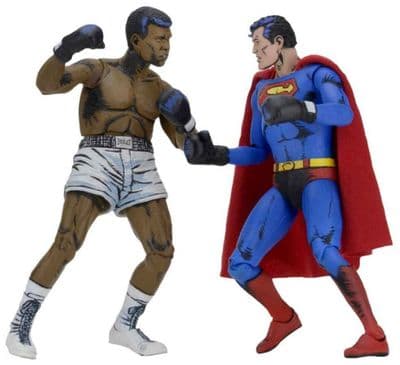 SUPERMAN VS MUHAMMAD ALI SPECIAL EDITION 2 PACK FROM NECA