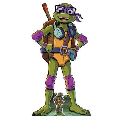 TALES OF TEENAGE MUTANT NINJA TURTLES CARTOON STYLE DONATELLO CARDBOARD CUTOUT