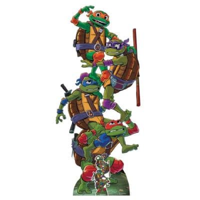TALES OF TEENAGE MUTANT NINJA TURTLES CARTOON STYLE GROUP STACK CARDBOARD CUTOUT