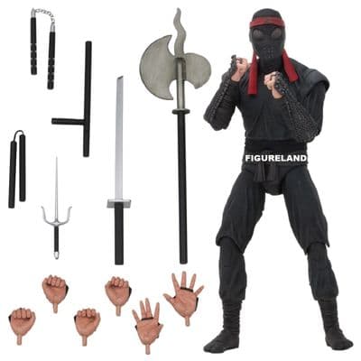 TEENAGE MUTANT NINJA TURTLES 1990 MOVIE 1:4 SCALE FOOT SOLDIER ACTION FIGURE FROM NECA