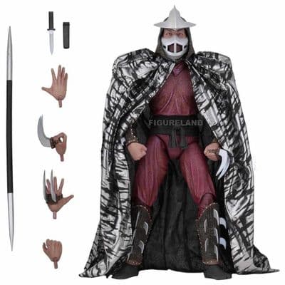 TEENAGE MUTANT NINJA TURTLES 1990 MOVIE 1:4 SCALE SHREDDER ACTION FIGURE FROM NECA