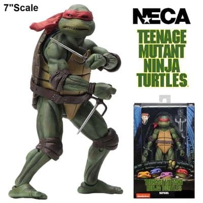 TEENAGE MUTANT NINJA TURTLES 1990 MOVIE 7” SCALE RAPHAEL ACTION FIGURE FROM NECA