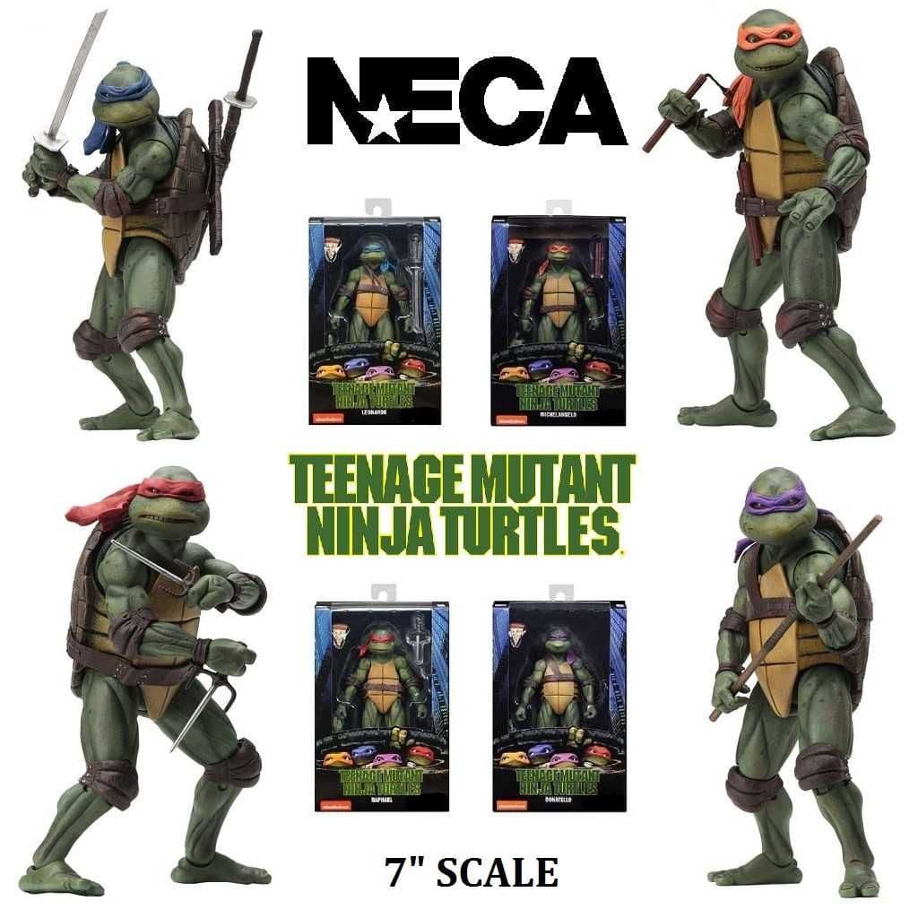 Figurine Leonardo Des Tortues Ninja Style 1990 - 18 Cm PVC - Neuf