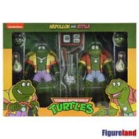 TEENAGE MUTANT NINJA TURTLES CARTOON SERIES NAPOLEON AND ATTILA FROG 2 PACK FROM NECA