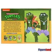 TEENAGE MUTANT NINJA TURTLES CARTOON SERIES NAPOLEON AND ATTILA FROG 2 PACK FROM NECA
