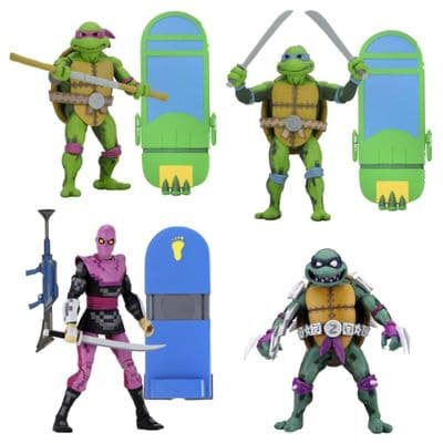TEENAGE MUTANT NINJA TURTLES SERIES 1 TURTLES IN TIME ACTION FIGURES ASSORTMENT FROM NECA