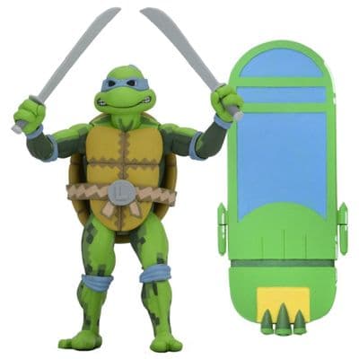 TEENAGE MUTANT NINJA TURTLES SERIES 1 TURTLES IN TIME LEONARDO ACTION FIGURE FROM NECA