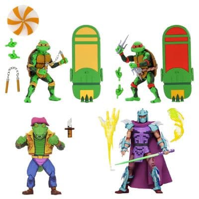 TEENAGE MUTANT NINJA TURTLES SERIES 2 TURTLES IN TIME ACTION FIGURES ASSORTMENT FROM NECA