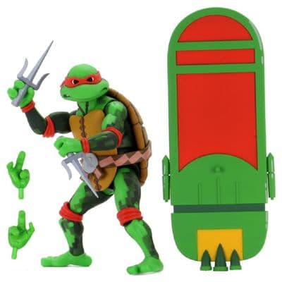 TEENAGE MUTANT NINJA TURTLES SERIES 2 TURTLES IN TIME RAPHAEL FIGURE FROM NECA